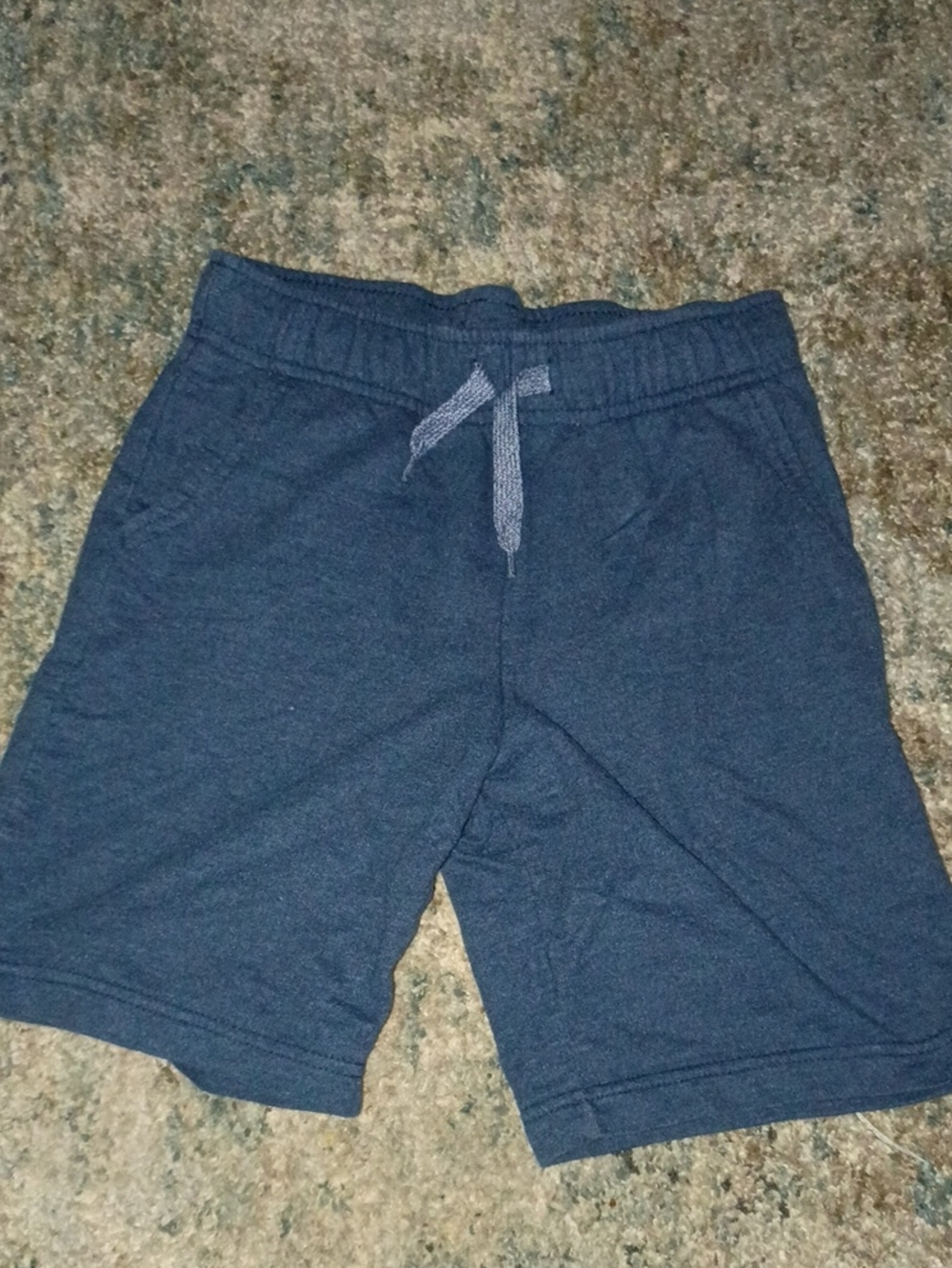 Kids Casual Drawstring Shorts - Navy
